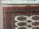 4' X 6' Vintage Handmade Bokhara Turkoman Pakistan Wool Rug Carpet Nice