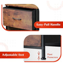 Four Drawer Dresser With Handles For Bedroom Storage