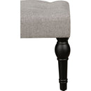 Ottoman Bench 4-thickened Roman Column Feet French Upholstered Bedside Bench For Bedroom Living Room Entryway