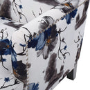 Boaz Floral Print Fabric Club Chair 32 Inch Depth Polyester