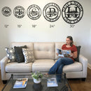 Custom Metal Wall Art - Personalized Motorbike Sign