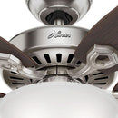 Builder Deluxe 52 Inch Brushed Nickel Indoor Ceiling Fan