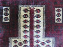 3' X 5' Handmade Fine Knotted Balouch Turkoman Prayer Silk Wool Rug