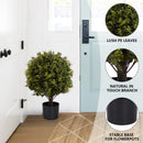 UV protection  Ball Topiary Tree for indoor outdoor Hot sales Artificial plants Greenery decoration in pot 55cm 2pcs/set