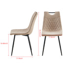 1+4,5pieces dining set, Table metal leg Mid-century Dining Table for 4-6 people With Mdf Table Top, Pedestal Dining Table, End Table Leisure Coffee Table