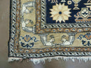 Persian Qum Rug 5.6 x 8.8, Navy Blue