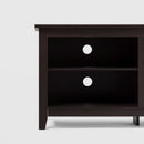 70 Inch TV Stand Espresso Finish With Adjustable Shelves