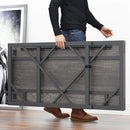 Folding Desk Compact No Assembly For Small Home Office