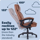 Fairbanks Big And Tall High Back Cognac Office Chair