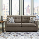 Contemporary Espresso Full Size Sofa Sleeper MemoryFoam