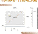 Vanity Mirror Lights And Bluetooth Speaker 32x23 Inches