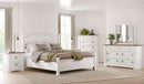Kingston - Landscape Mirror - Whisper White And Cerused Nutmeg
