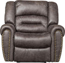Electric Recliner Chair Smoky Gray With USB Port Theater