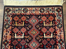 Small Karastan Rug 3x4, Yuruk Collection, Wool, Tribal, Geometric, Navy Blue