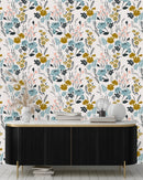 Voguish Floral Pattern Wallpaper