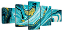 Dynamic Abstract Marble Wall Art