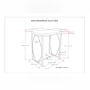 Selma - Handcrafted Metal And Wood Accent Table