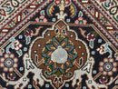 Wonderful Persian Tabriz Rug 7x10 ft, Very Fine 50 Raj 350 KPSI Oriental Carpet, Herati Mahi Pattern, Authentic Hand Knotted Handmade Wool Vintage