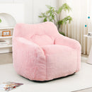 Beanbag Chair, Beanbag Sofa Chair with Armrests Stuffed High-Density Foam, Lazy Sofa Comfy Chairs Beanbag Chair for Adults in Living Room, Bedroom Reading