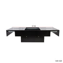 Coffee Table with Sliding Tabletop, Center Table with Hidden Storage Compartment, Extendable Table  for Living Room