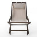 NIKKI BEACH SLING CHAIR - BEIGE(set of 2)