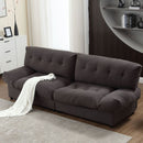 Cloud Style Sofa, Teddy Velvet Fabric, Comfy Padded Cloud Couch for Living Room, Apartment