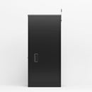 Package Delivery Box for Outside with Lock 16.7'L*16.8'W*36.4'H, Heavy-Duty Steel Package Drop Box with Anti-Theft Design, Weather-Resistant, Package Mailbox for Porch Ideal for Home or Office,(Black