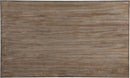 Seven Piece Rectangular Dining Table Set Two Tone Finish