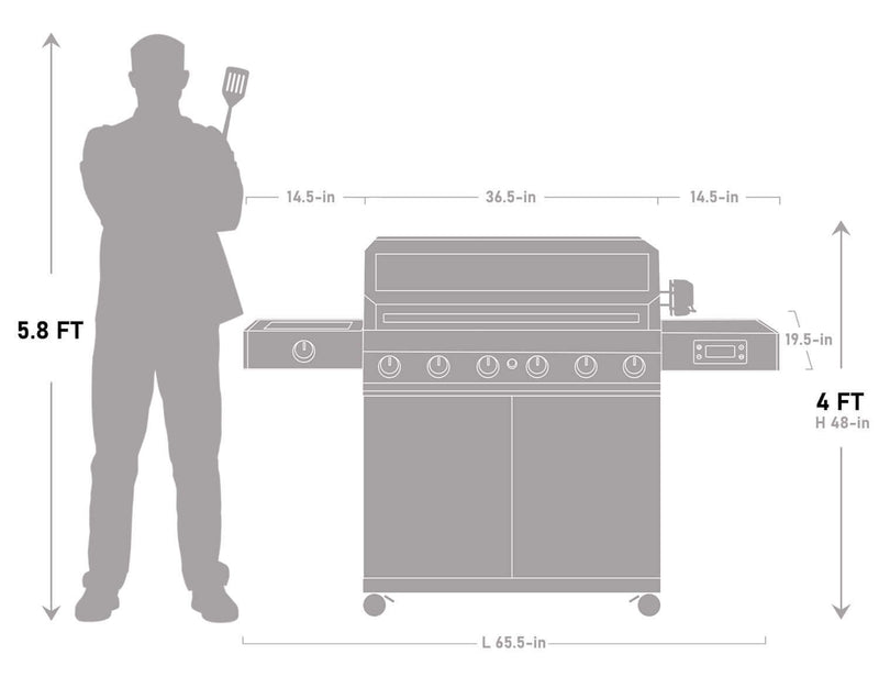 Denali 605Pro | Stainless Smart Tech Propane Gas Grill