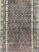Antique Persian Sarab Runner Rug 3x11, Wool Camel Hair, Tribal Carpet for Hallway 3 x 11, Antique 1920s Rug, Handmade