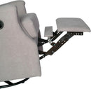 Omma Swivel Glider Rocking Recliner 360 Degree Swivel Light Gray