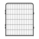 6 Panels Heavy-Duty Metal Playpen with Door, 31.7' H Dog Fence Pet Exercise Pen for Outdoor, Indoor