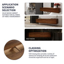 Modern Minimalist Bathroom Cabinet With Soft Close Drawers And Floating Mounting Design