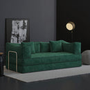 78.8 inch  Modular sofa, convertible pudding block sofa, floor-standing sofa bed with armrests and comfortable sofa bed, compression sofa for living room and bedroom -  (Green)