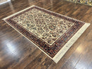 Karastan Rug 5.9 x 9 Ivory Sarouk