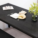 Rectangular Dining Table And Chairs Set Four Modern Wood