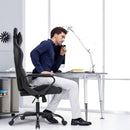 Blue High Back Ergonomic Gaming Chair With Lumbar Support