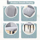Versatile Dining Chairs With Comfortable Design And Metal Legs