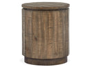 Baisden - Round Accent End Table - Tobacco