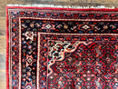 Large Persian Tribal Rug 11x17, Palace Sized Wool Handmade Vintage Carpet, Oversized Hand Knotted Rug, Red, Hamadan Dargazin Rug