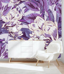 Violet Leaves Wallpaper