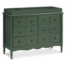 Liberty Forest Green Six Drawer Dresser With Knobs