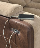 Mixed Motion - Power Reclining Sofa With Adjustable Headrest