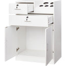 Locking Beauty Salon Storage Cabinet Hair Dryer Holder Stylist Equipment Drawer