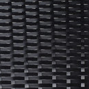 Outdoor Edna Black White Cushion 3 Piece Patio Lounge Set