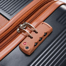 Hardshell Luggage Sets 3 Piece double spinner 8 wheels Suitcase with TSA Lock Lightweight 20"24"28"
