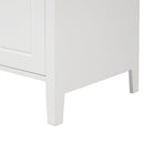 24' Bathroom Vanity with Sink, Bathroom Vanity Cabinet with Two Drawers and Door, Adjustable Shelf, Solid Wood and MDF, White (Old Sku:WF309411AAK)
