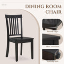 Wooden Windsor Dining Chairs Set Of 6 Dark Brown With Spindle Back