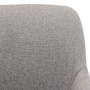 Light Gray Office Chair With 360 Swivel For Modern Home Office