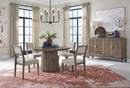 Kavanaugh - Round Dining Table - Weathered Kona Brown